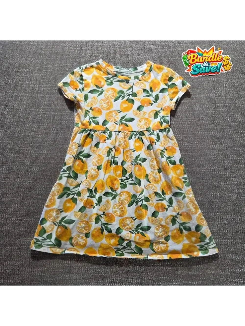 Old Navy Short Sleeve LemonDress Size 5T #1045